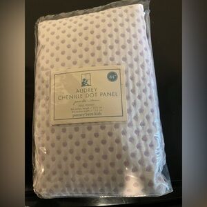 Pottery Barn Kids Audrey Dot Panel Lilac Dot on White